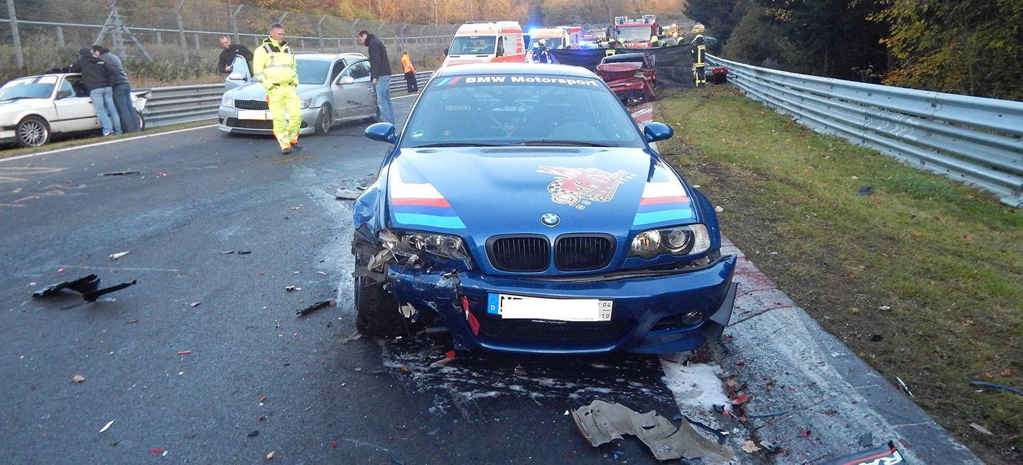 Este Escalofriante V Deo De Un Accidente M Ltiple En N Rburgring Entre