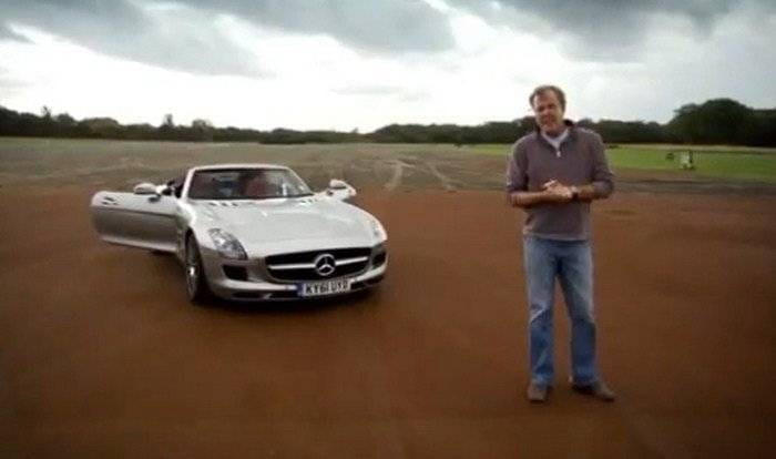 Mercedes SLS AMG Roadster en Top Gear