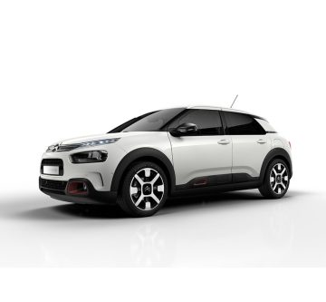 Vista lateral del Citroën C4 Cactus, mostrando su línea y diseño distintivo.