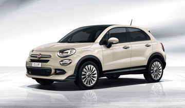 Vista lateral del Fiat 500X que muestra su silueta elegante y compacta