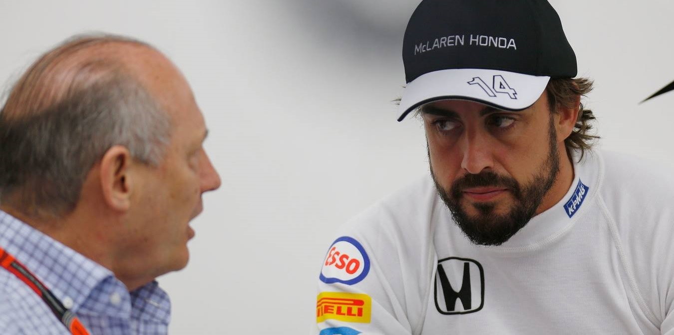 Fernando Alonso y Ron Dennis