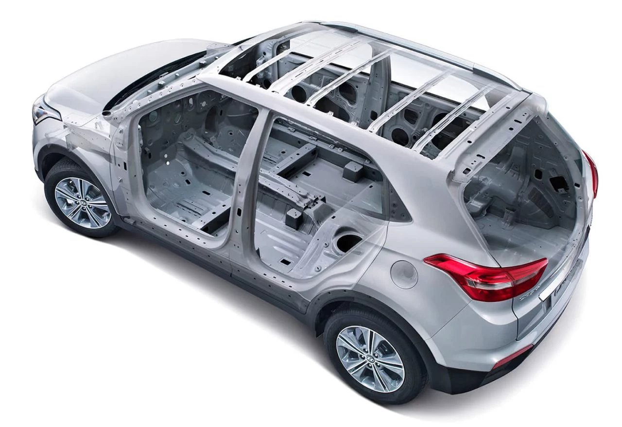 Vista superior del Hyundai Creta destacando su techo y diseño