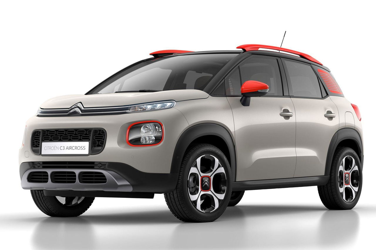 Vista lateral del Citroën C3 Aircross destacando su diseño robusto.