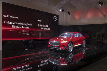 Mercedes Benz Vernissage “vision Mercedes Maybach Ultimate Luxury” Am Vortag Der Auto China 2018