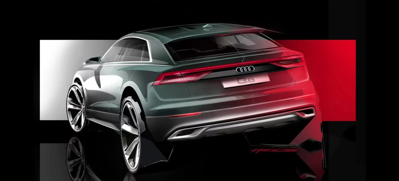 Audi Q8 Boceto Adelanto