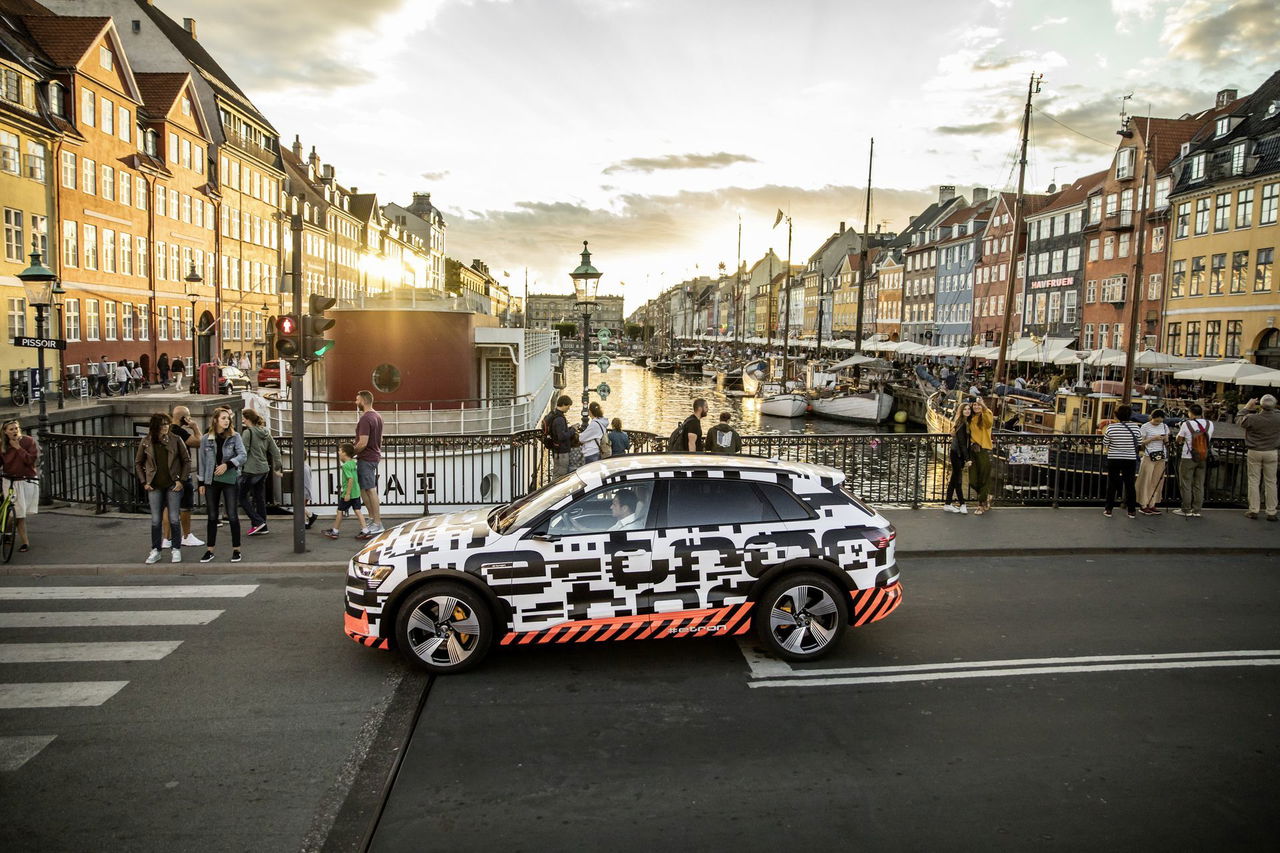 The Audi E Tron Prototype In Copenhagen