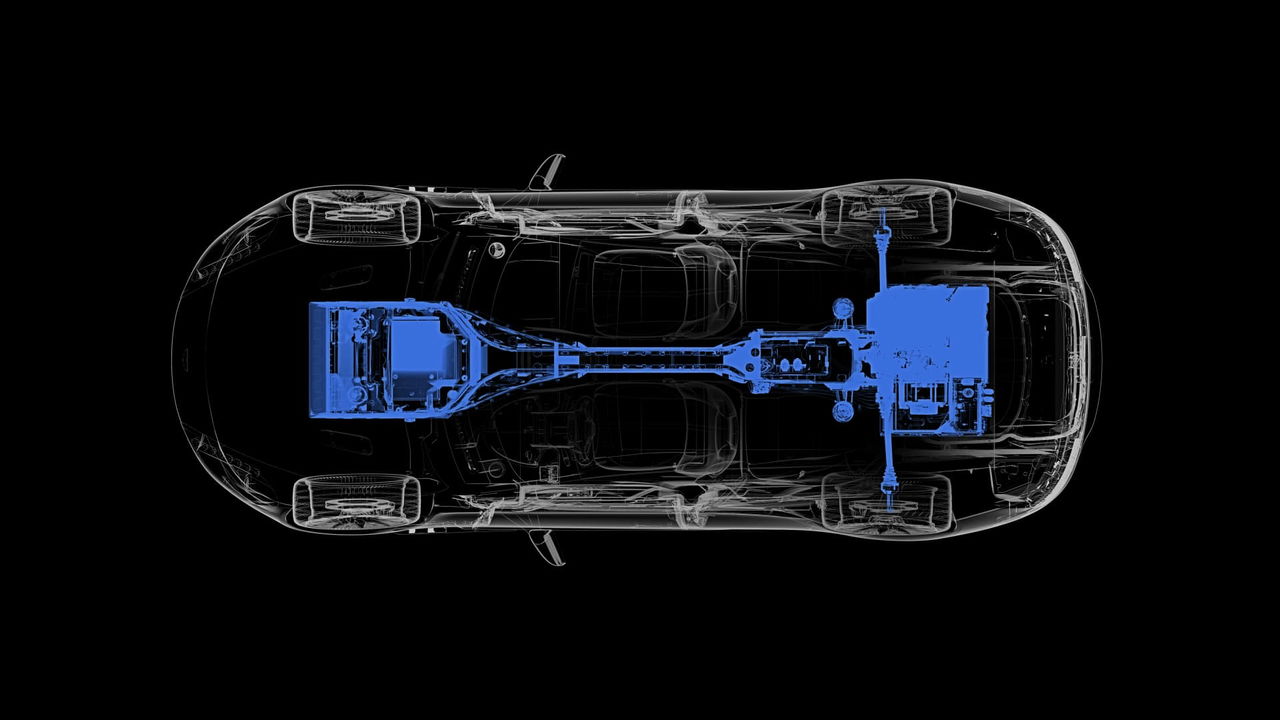 Rapide E Powertrain Diagram