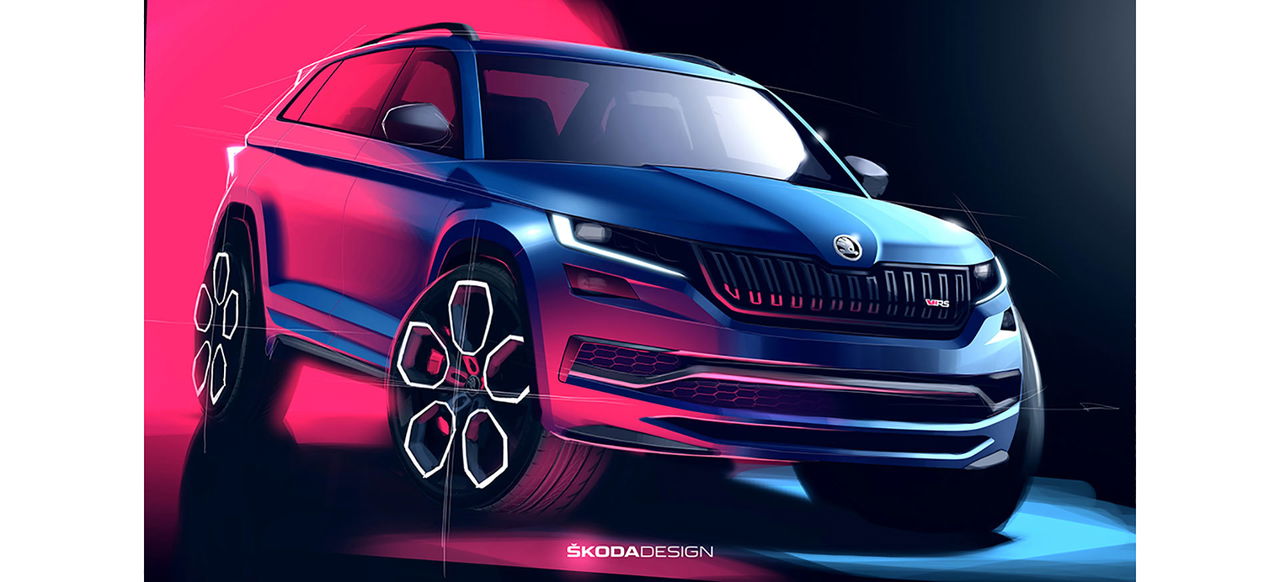 Skoda Kodiaq Rs 2018 Imagenes Bocetos 02