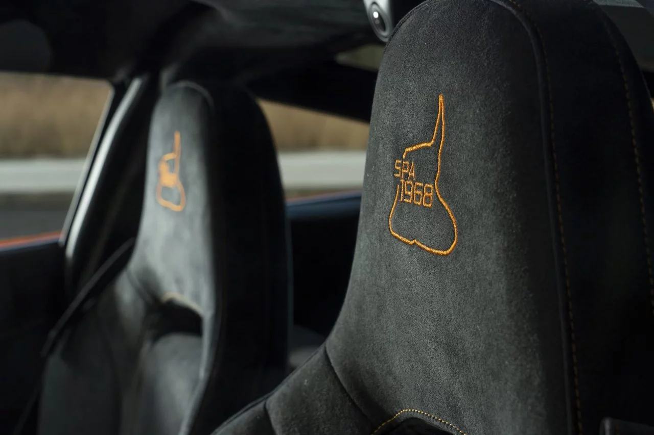 Mclaren 720s Spa 68 Collection Track Layout Headrest