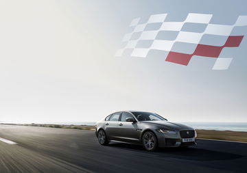 Jaguar Xf Chequered Flag 1