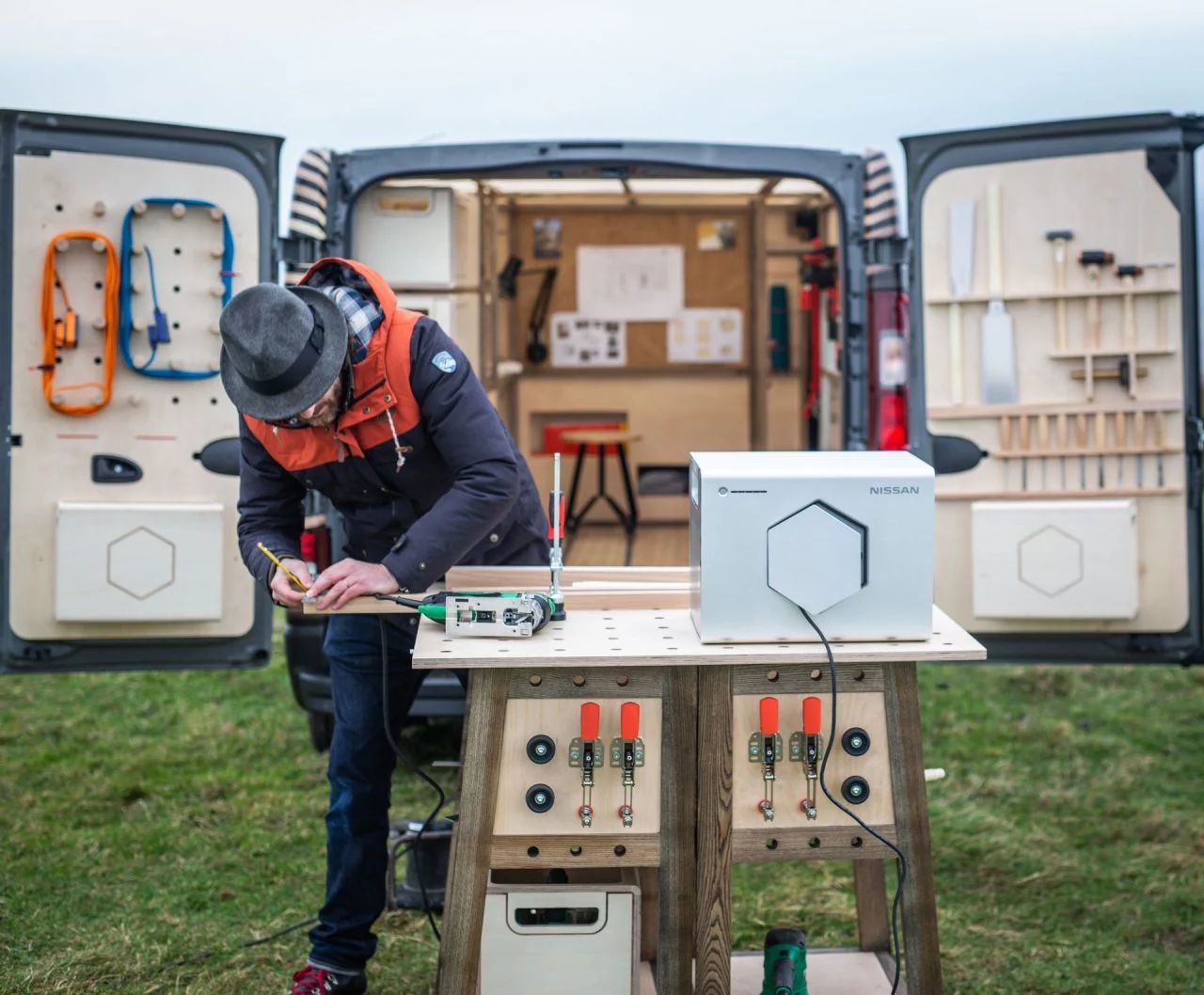 Nissan Unveils Nv300 Concept Van, A Mobile Workshop For A Creati