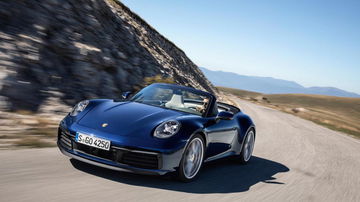 Porsche 911 Cabrio Cabriolet Frontal Movimiento 2