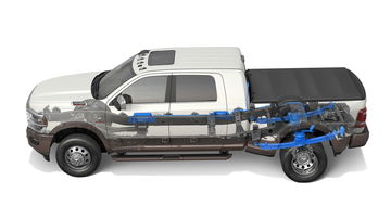 2019 Ram Heavy Duty 3500 Supplemental Rear Air Suspension