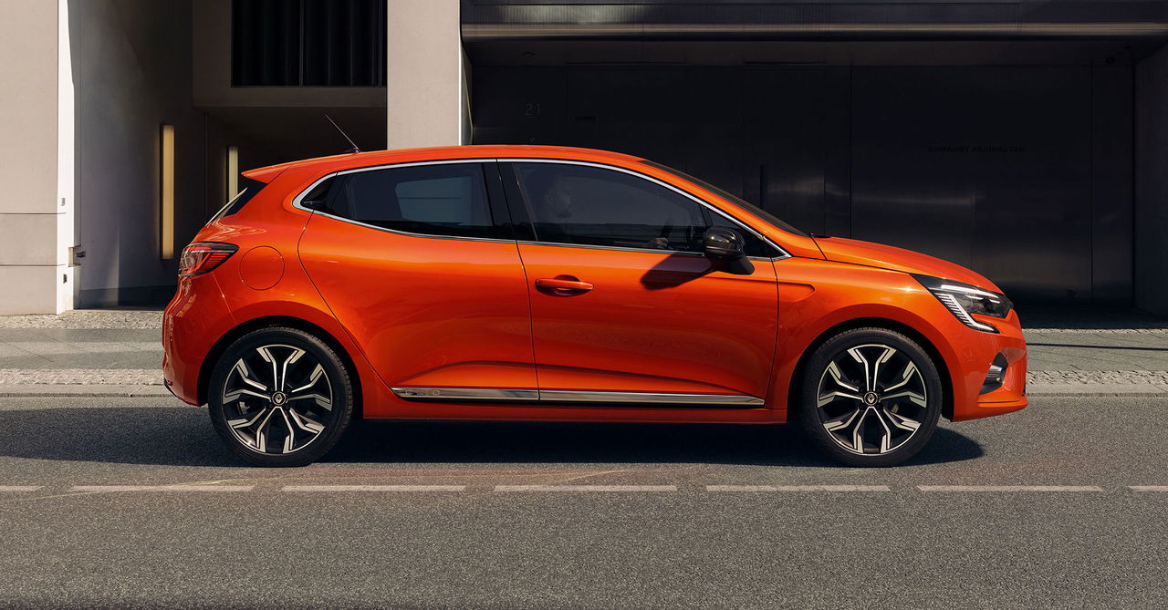 Renault Clio 2019 Naranja Exterior 01 Lateral