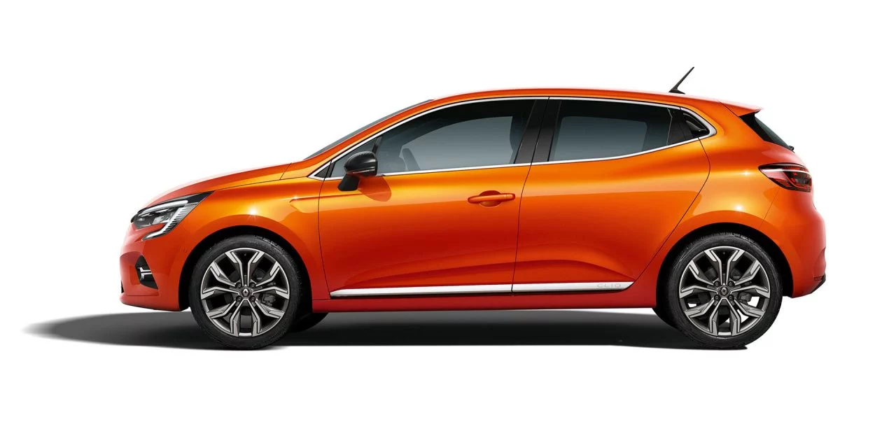 Renault Clio 2019 Naranja Exterior Lateral 06