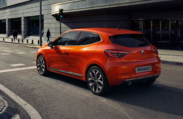 Renault Clio 2019 Naranja Exterior Trasera 02