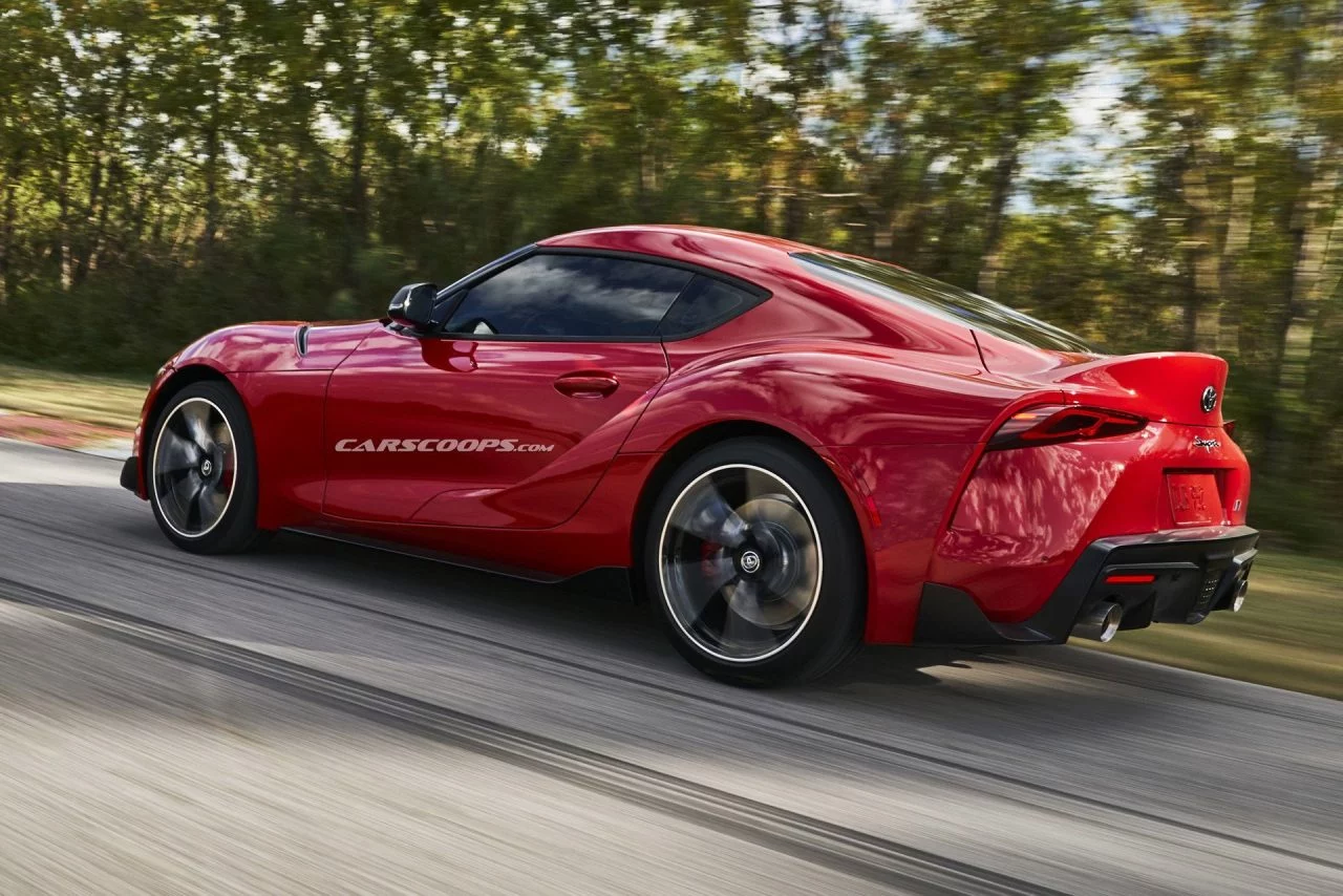 Toyota Supra Rojo Filtrado 15