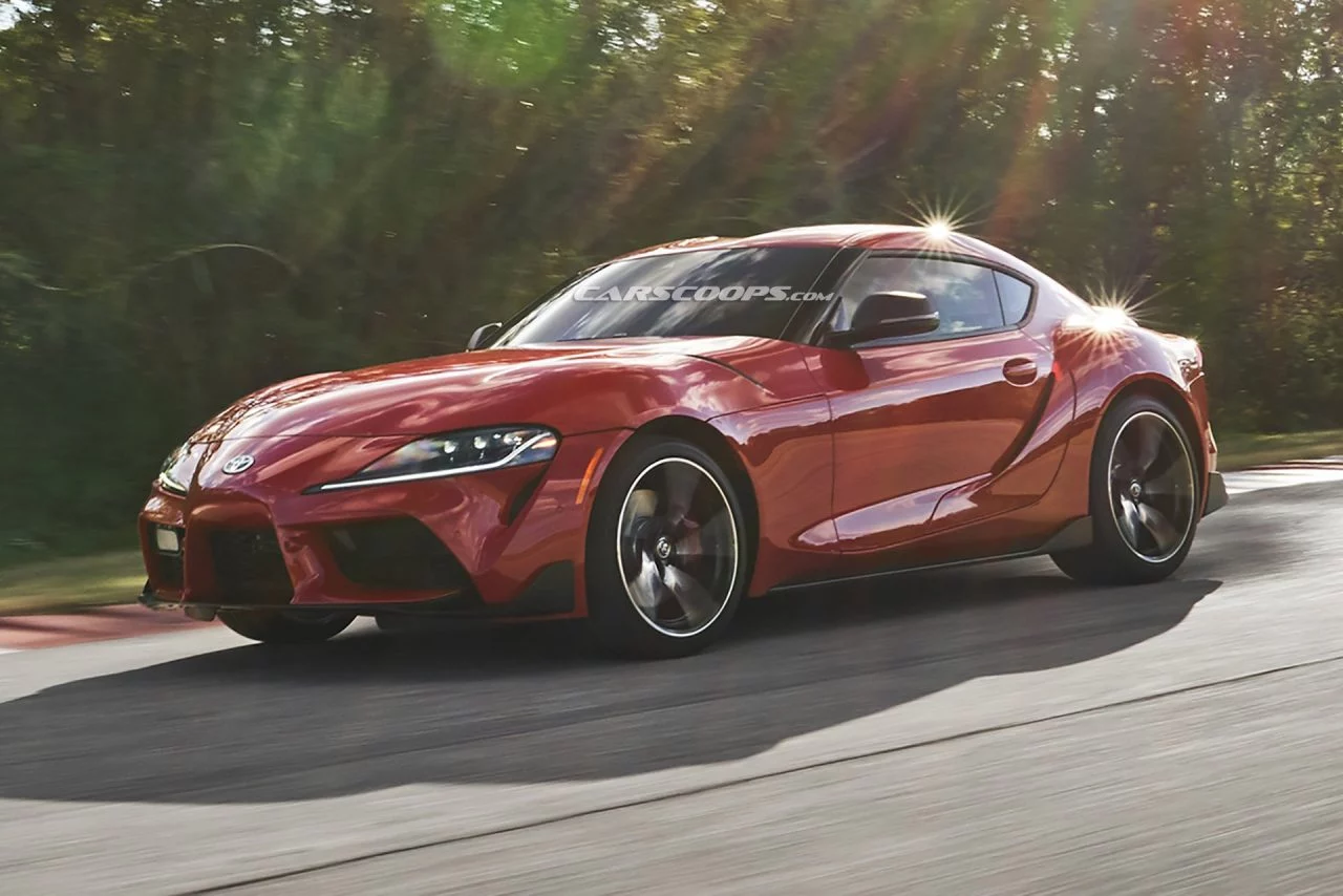 Toyota Supra Rojo Filtrado 16