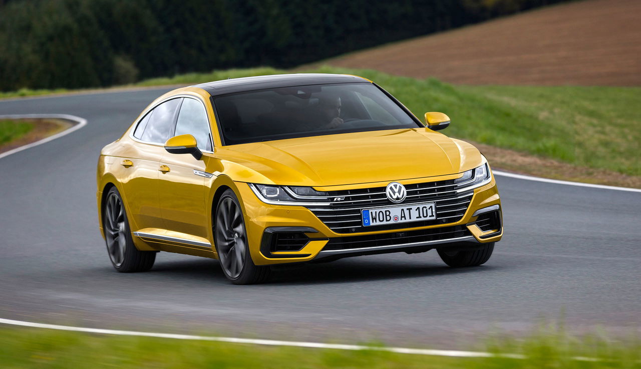 Volkswagen Arteon 2019 Amarillo Frontal Exterior