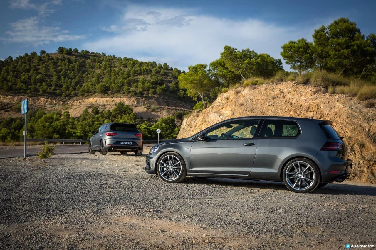 Volkswagen Golf R Seat Leon Cupra R 25 