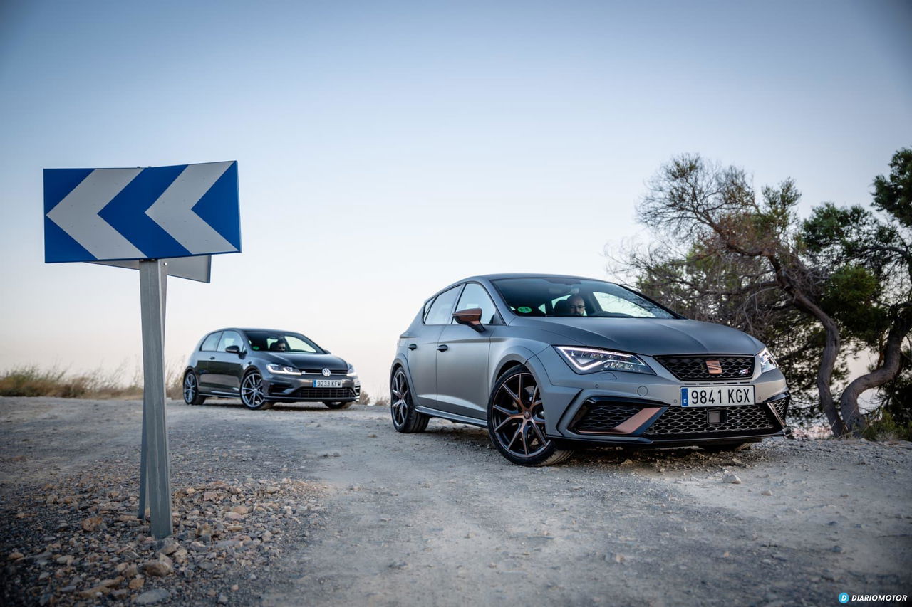 Volkswagen Golf R Seat Leon Cupra R 64 