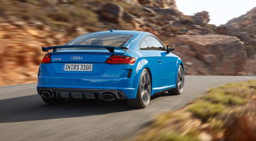 Audi Tt Rs 2019 Azul Exterior Movimiento 02 Trasera