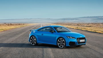 Audi Tt Rs 2019 Azul Exterior Movimiento 13