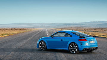 Audi Tt Rs 2019 Azul Exterior Movimiento 14