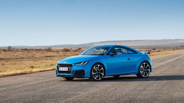 Audi Tt Rs 2019 Azul Exterior Movimiento 15