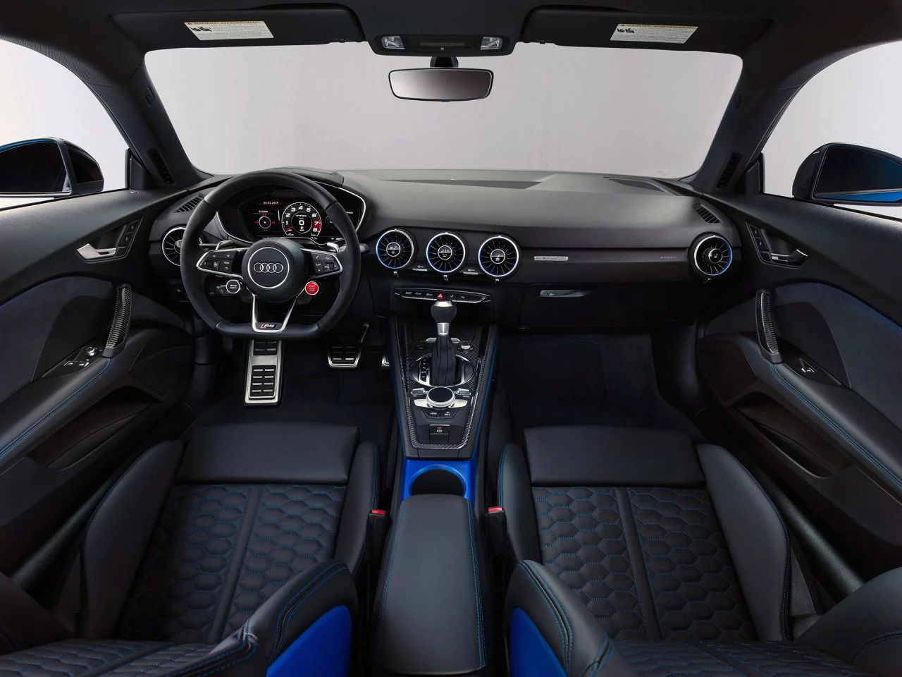 Audi Tt Rs 2019 Azul Interior 01