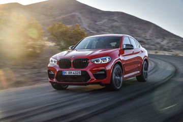 Bmw X4 M 2019 Rojo Exterior Movimiento 09