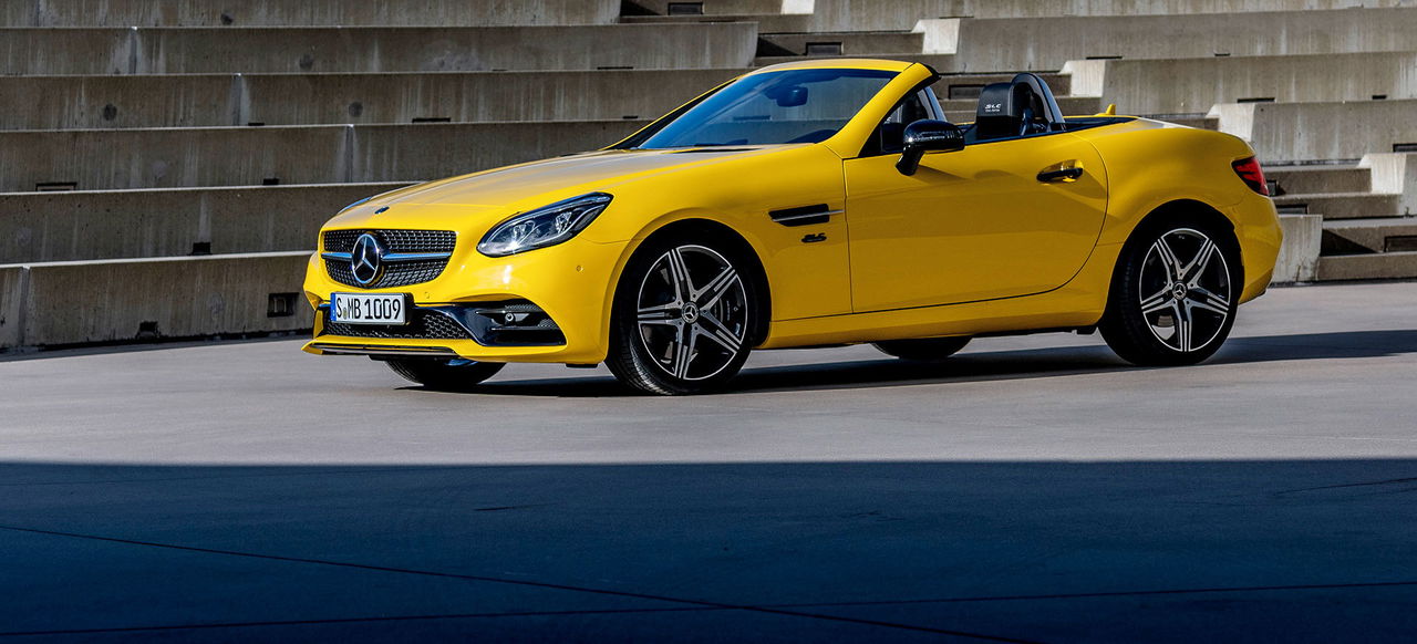 Mercedes Slc 2019 Final Edition Amarillo Exterior Frontal