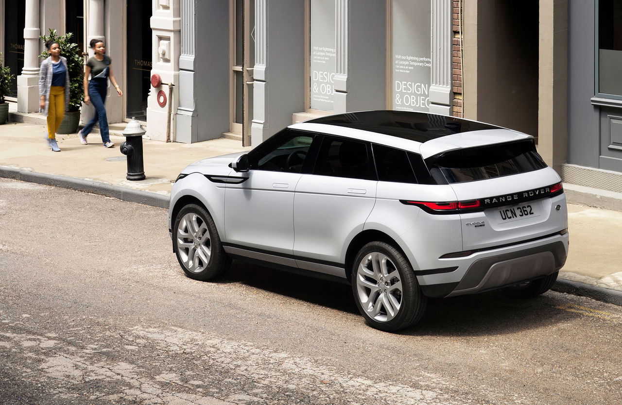 Range Rover Evoque 2019 Blanco Diesel Trasera Exterior