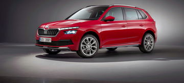 Skoda Kamiq 2019 Rojo 07 Frontal Exterior