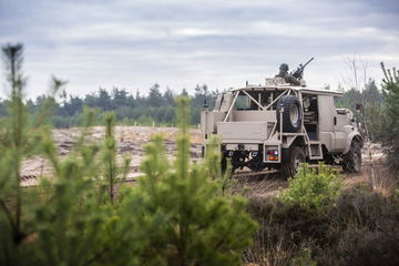 De Eerste Anaconda Van Het Korps Mariniers, Wordt Getest Op De Leusderheide