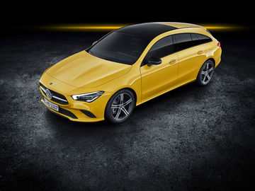 Mercedes Cla Shooting Brake 2019 Amarillo Exterior 06