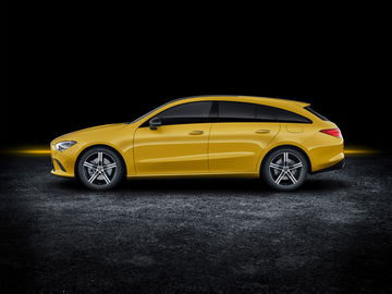 Mercedes Cla Shooting Brake 2019 Amarillo Exterior 09