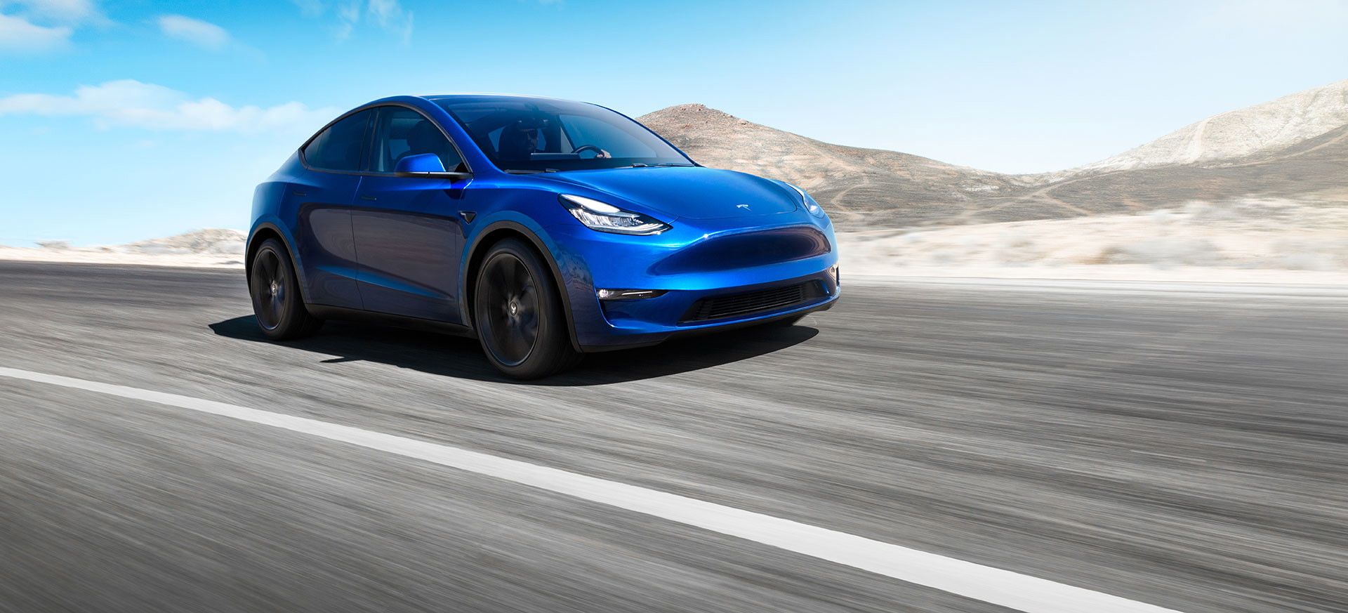 Tesla Model Y Azul