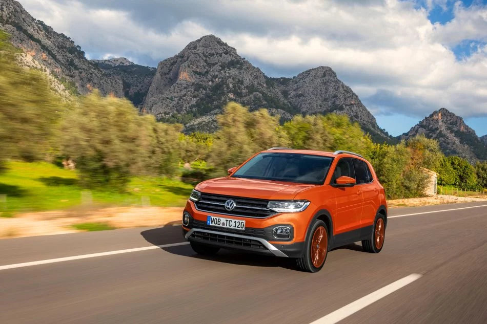 Volkswagen T Cross 2019 Naranja Prueba Exterior 05