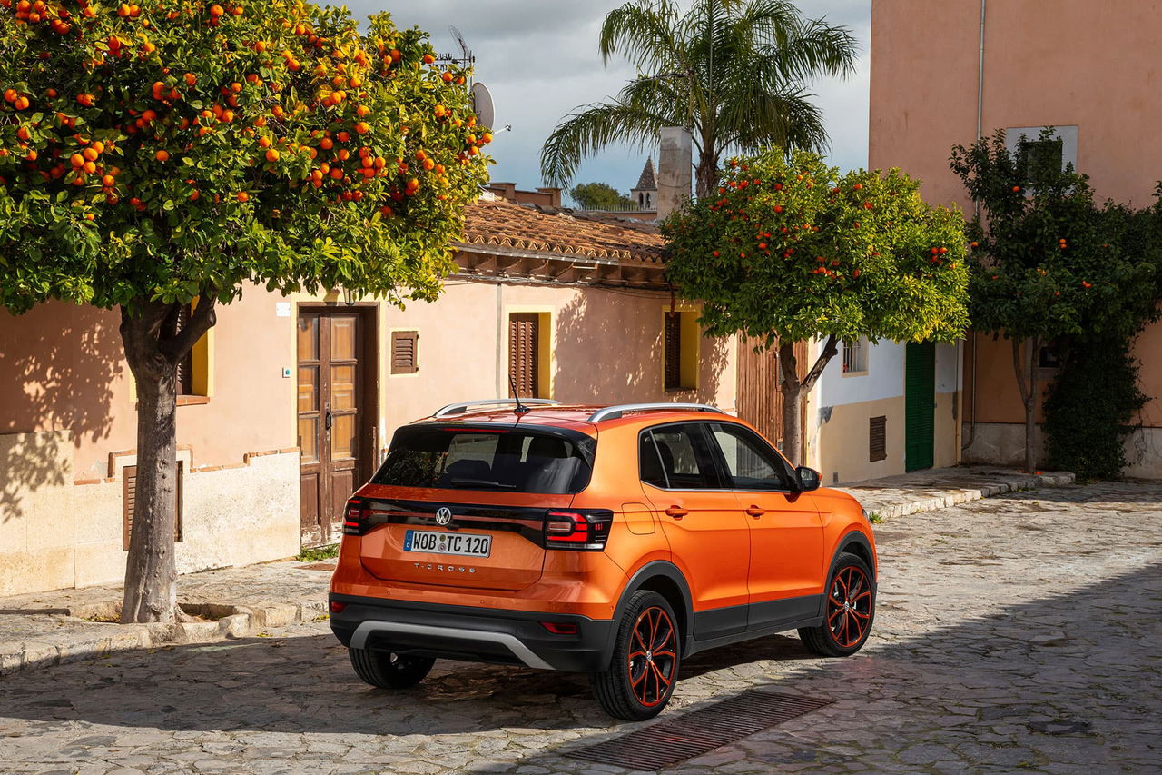 Volkswagen T Cross 2019 Naranja Prueba Exterior 13