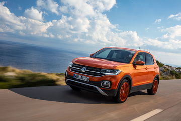 Volkswagen T Cross 2019 Naranja Prueba Exterior 18