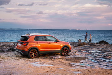 Volkswagen T Cross 2019 Naranja Prueba Exterior 19