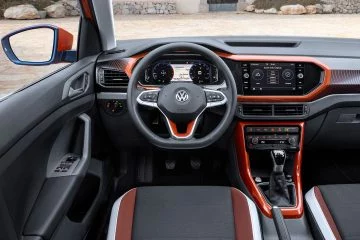 Volkswagen T Cross 2019 Naranja Prueba Exterior 20