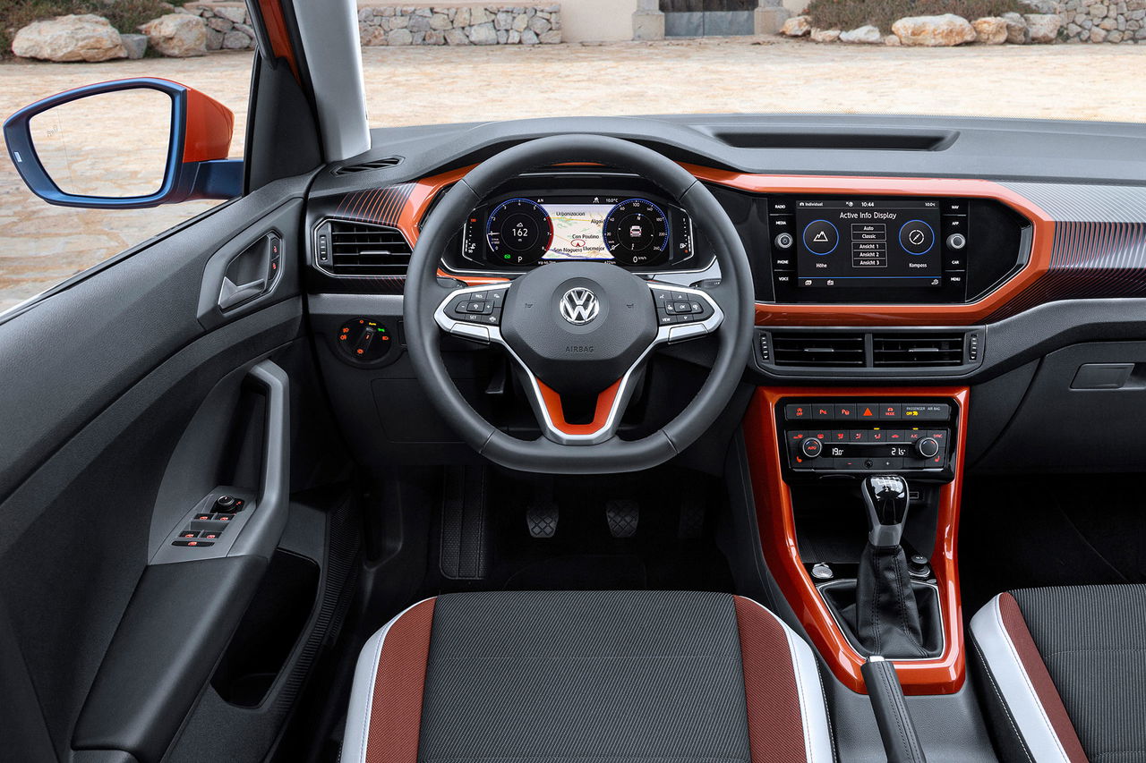 Volkswagen T Cross 2019 Naranja Prueba Exterior 20