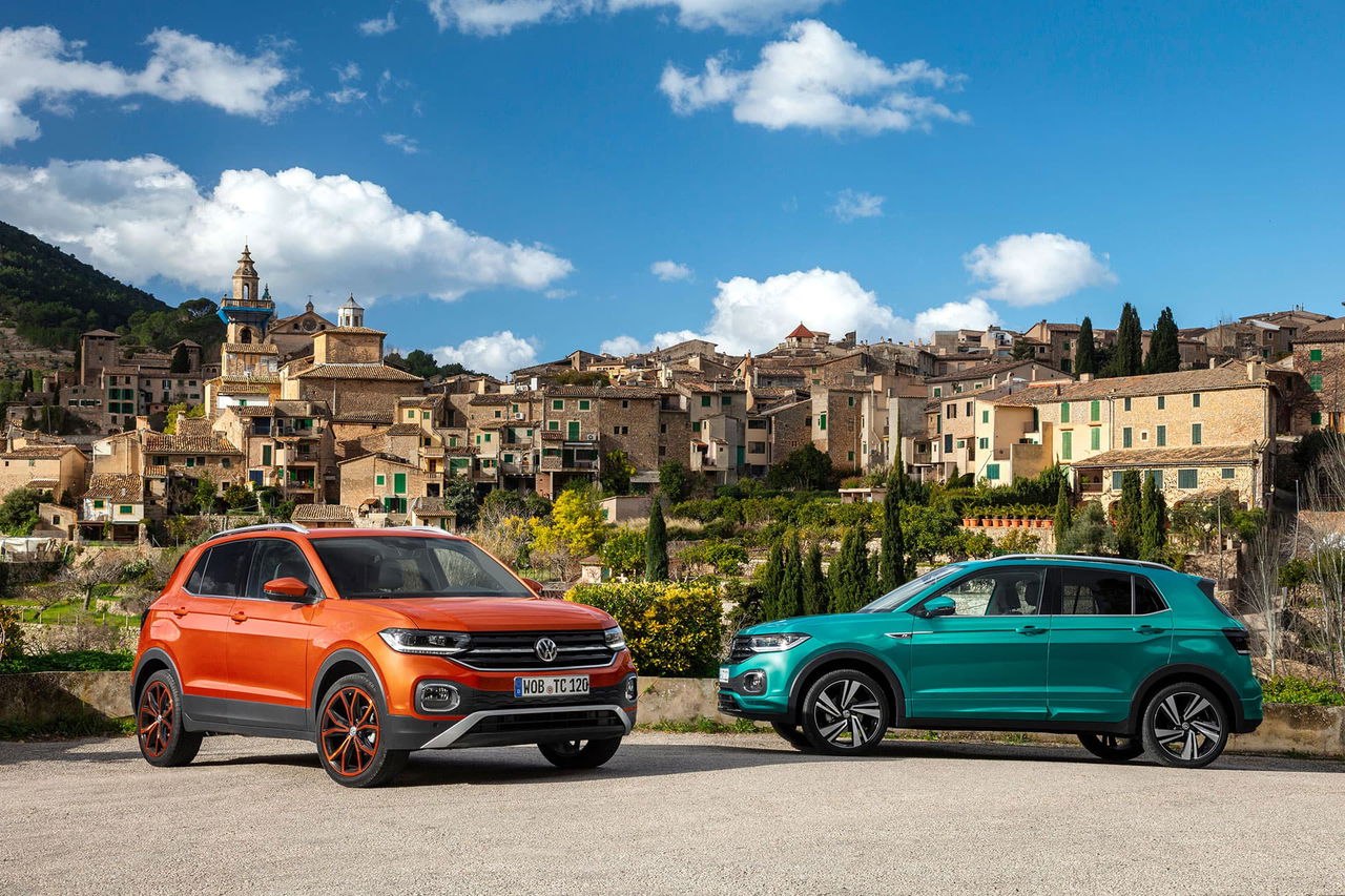 Volkswagen T Cross 2019 Naranja Prueba Exterior 23