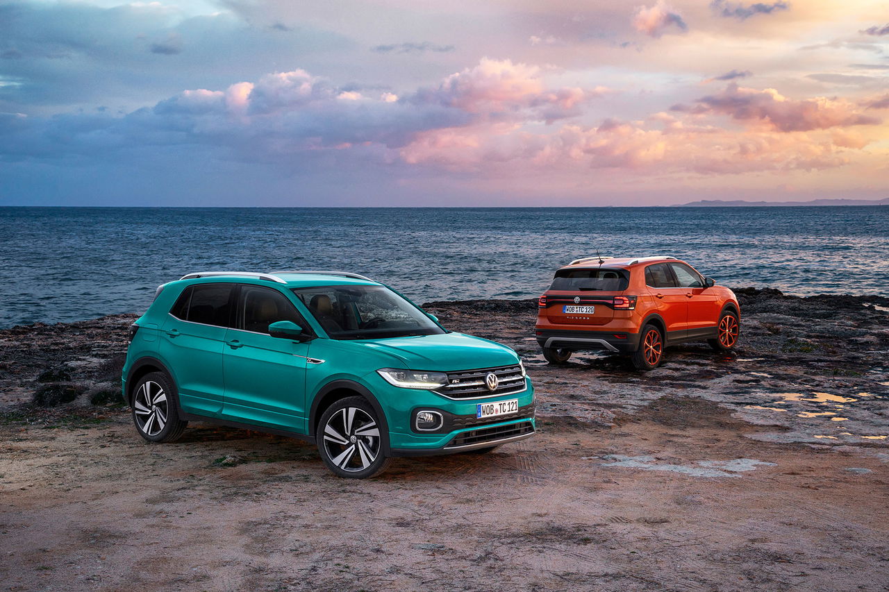 Volkswagen T Cross 2019 Naranja Prueba Exterior 24