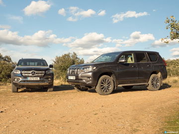 Comparativa 4x4 Toyota Land Cruiser Mercedes Clase X 00003