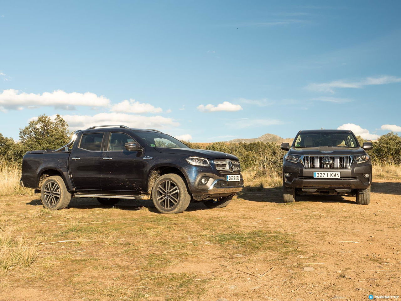 Comparativa 4x4 Toyota Land Cruiser Mercedes Clase X 00004