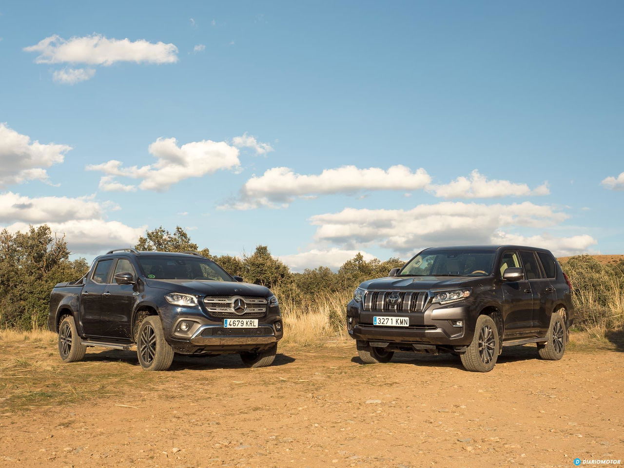 Comparativa 4x4 Toyota Land Cruiser Mercedes Clase X 00005