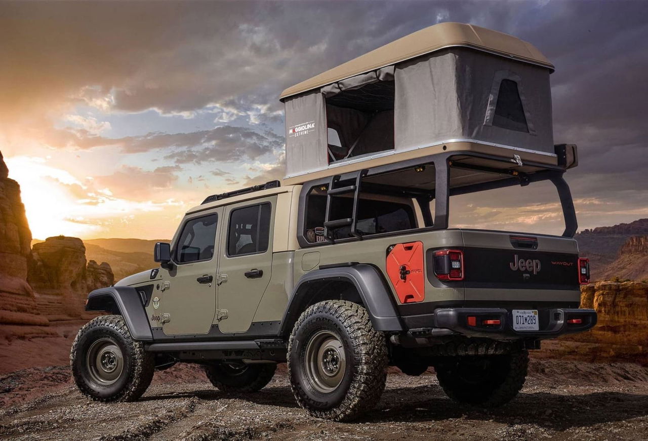 Jeep Gladiator Concept Wayout Camper 0419 017